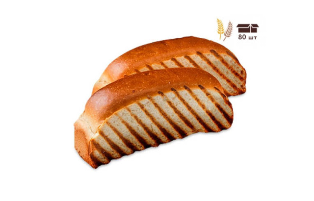 Brioche Hot Dog Bun, Dark, 80 pcs/box, image №