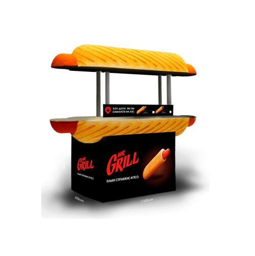 Hot Dog Cart Mr.Grill ®, image №