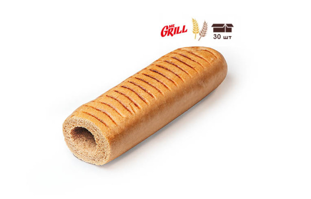 Mr.Grill hot dog bun dark, 30 pcs./box., image №