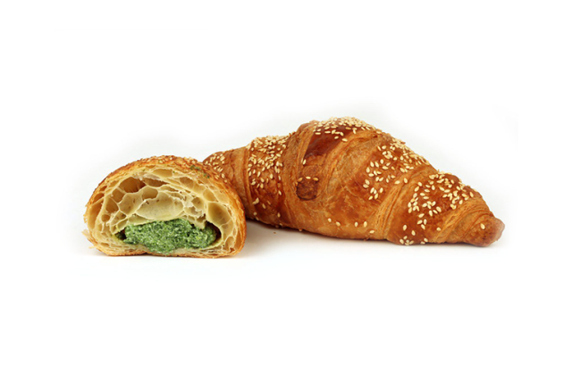 Croissant with Brynza and Spinach, Requires Baking, image №