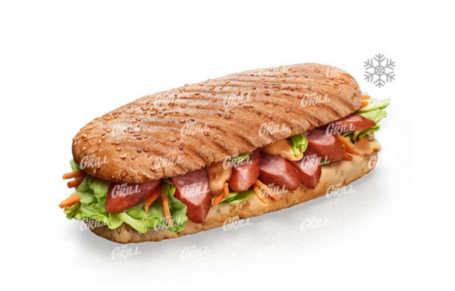 Maxxi Panini with Sausages, Frozen, image №