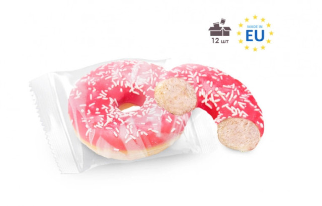 Pink Donut, Individually Packaged, Dream Sweets™ 12 pcs/box, image №