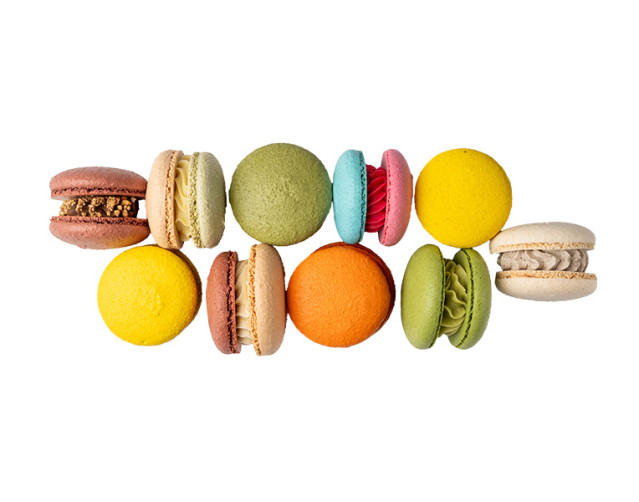 Assorted macarons in a box (10 pcs) buy at the best price from